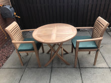 Load image into Gallery viewer, Bistro table set with stacking chairs