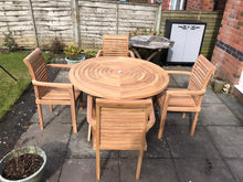 Load image into Gallery viewer, Ripple 4 Seater Dining Set
