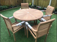 Load image into Gallery viewer, Sunburst 4 Seater Dining Set
